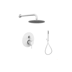 Potinkinė balta matinė dušo sistema Paffoni Light