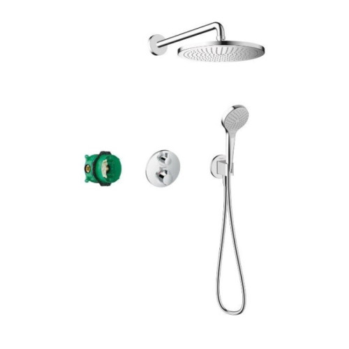 Potinkinis termostatinis dušas 4 in 1 komplekte HANSGROHE Croma 280, 27954000