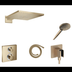 Potinkinis termostatinis dušo 5 in 1 komplektas HANSGROHE Raindance E 300, šveista bronza