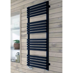 Elektrinis Terma Quadrus Slim rankšluosčio džiovintuvas 1185x600 metallic black Elektrinis Terma Quadrus Slim rankšluosčio džiovintuvas 1185x600 metallic black