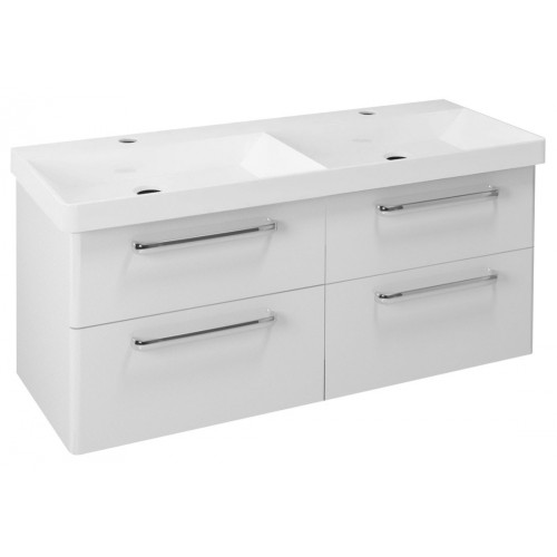 Vonios spintelė su dvigubu praustuvu Sapho THEIA 120cm