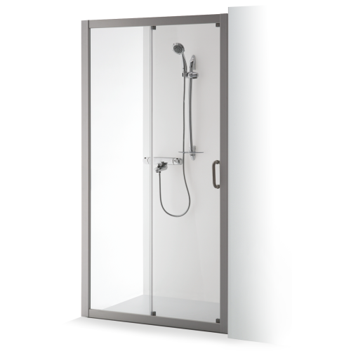 Baltijos brasta dušo sienelė nišoms SVAJA su slankiosiomis durelėmis , galimas profilių spalvų pasirinkimas