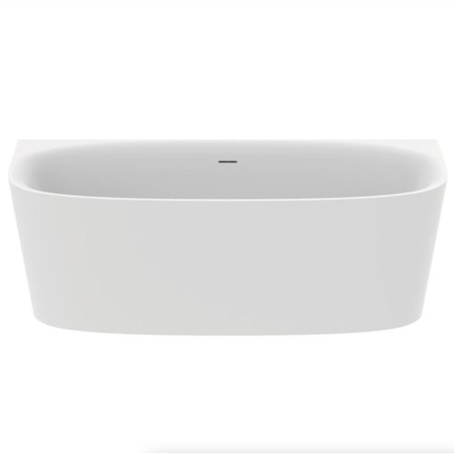 Ideal Standard Dea Duo prie sienos statoma akrilinė vonia 180x80 cm su Click-Clack nuotekų vožtuvu