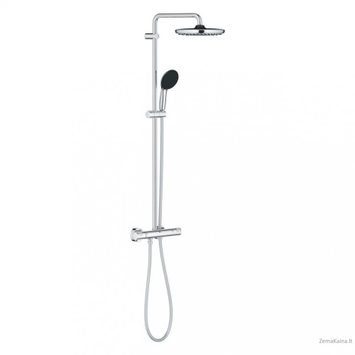 Termostatinė dušo sistema Grohe Vitalio Start 250 cube 26677001 chromas