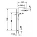 Dušo sistema su termostatiniu maišytuvu Duravit B.2, chromas B24280008010