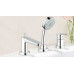 GROHE BauEdge vonios 3 skylių maišytuvas montuojamas į vonios kraštą, chromas GROHE BauEdge vonios 3 skylių maišytuvas montuojamas į vonios kraštą, chromas