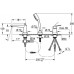 GROHE BauEdge vonios 3 skylių maišytuvas montuojamas į vonios kraštą, chromas GROHE BauEdge vonios 3 skylių maišytuvas montuojamas į vonios kraštą, chromas