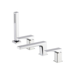 Maiišytuvas iš vonios krašto Fima Zeta spalvų pasirinkimas chromas, balta, juoda, nikelis