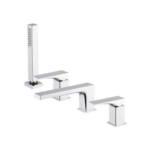 Maiišytuvas iš vonios krašto Fima Zeta spalvų pasirinkimas chromas, balta, juoda, nikelis